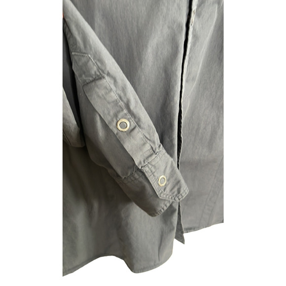 A. TIZIANO LONG SLEEVE MEN'S GRAY OVERSHIRT SIZE 5X - Picture 6 of 8
